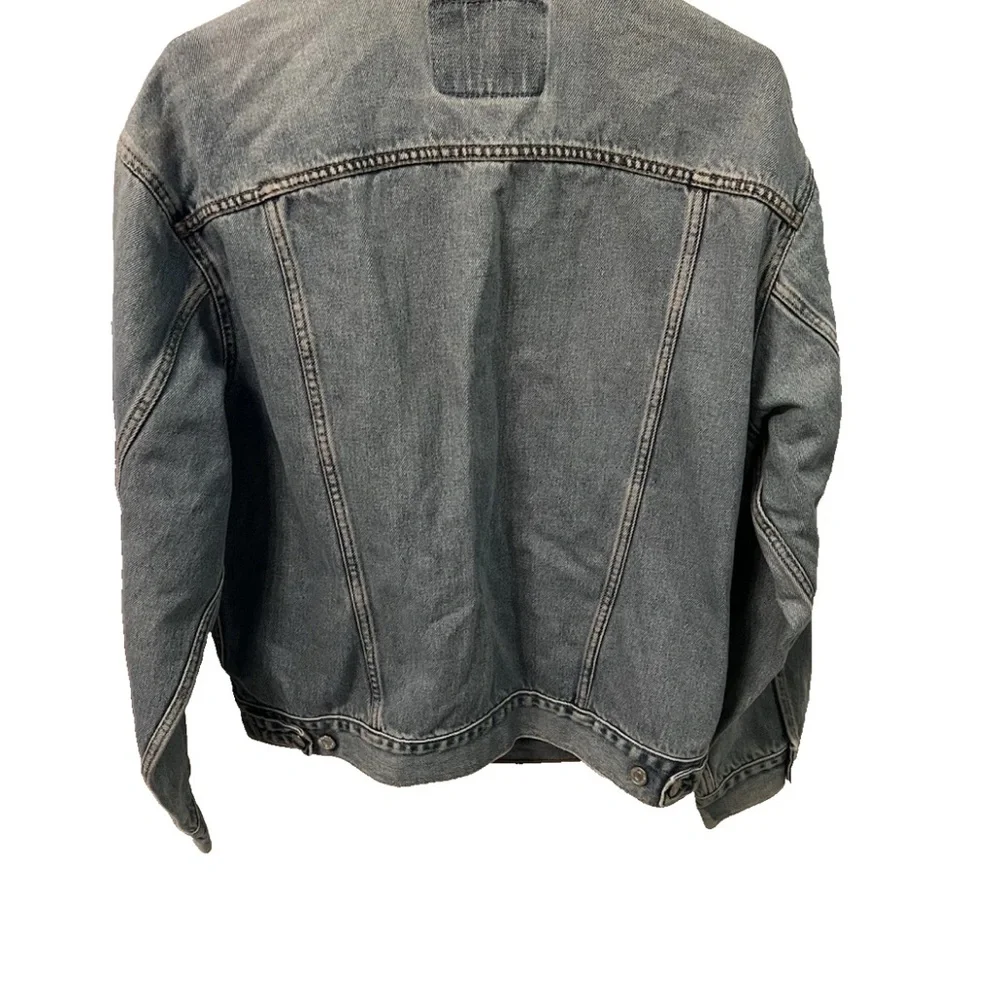 Vtg Y2K Levi’s 70507-0389 Trucker Jacket Size L Light Blue Made in India - Picture 2 of 10